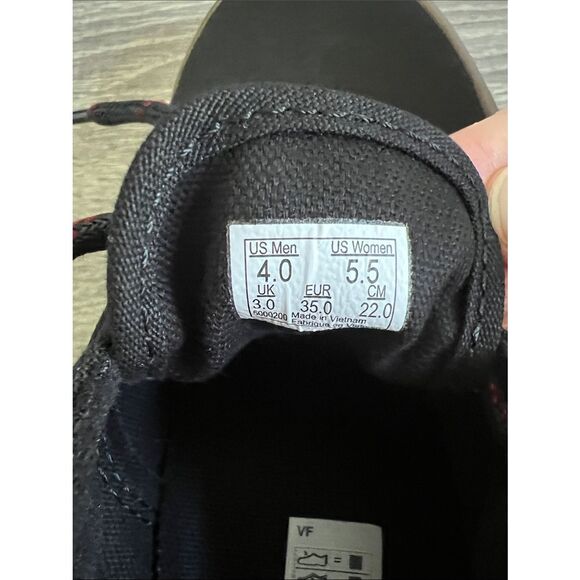 Vans Era Black Canvas Gum Sole Low Top Skate Sneakers Unisex Lace Up Shoes